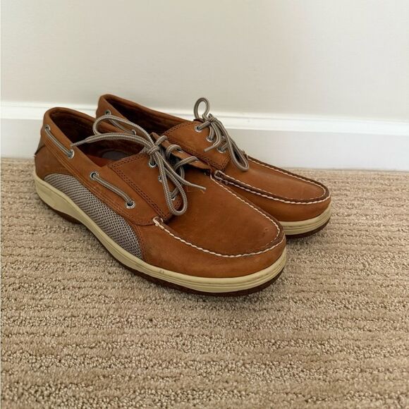 Sperry Men's Brown Boat Shoes - Picture 1 of 8
